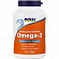 Now Foods Омега-3 100 капсул Нау Фудс, Нов Фудс